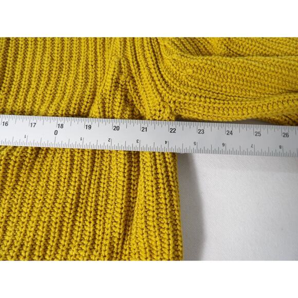 Ruby Moon Cardigan Womens Small Knit Mustard Yellow Shrug Open Style Lagenlook - Picture 11 of 11